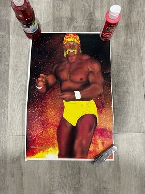 Hulk Hogan art print poster! 17L x 11w